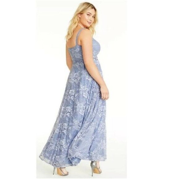 Chic Lavender Floral Women's Prom Dress - Picture 2 of 12